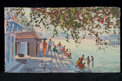 Bathers, Udaipur by Tim Scott Bolton
